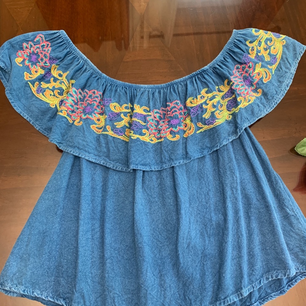 Off the shoulder shirt